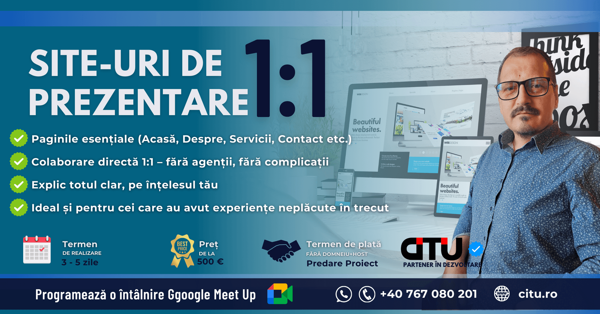 Realizare Site de Prezentare Primărie 